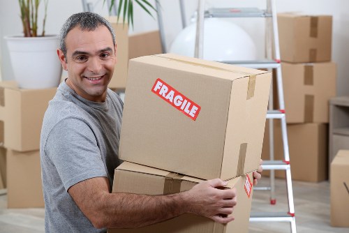 Removal team preparing for a home move in Highbury