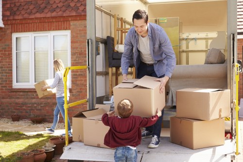 House movers planning a residential removal in Highbury