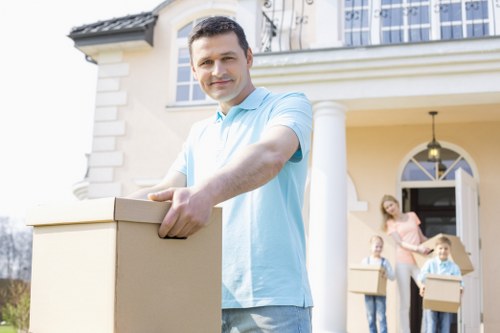Man and van service helping with a residential move in Highbury