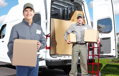 Waste collection and lawful disposal in a van service